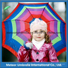 Cute Color Canopy tamaño pequeño regalo de promoción dom y lluvia niños niños paraguas artículos de lujo